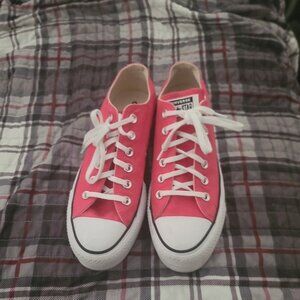 Pink Platform Converse